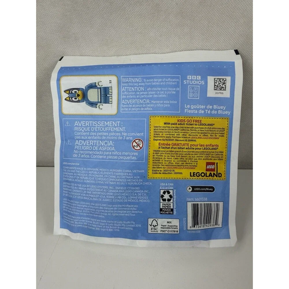LEGO Bluey: Bluey Tea Party Polybag (30687) - Brand New & Sealed!